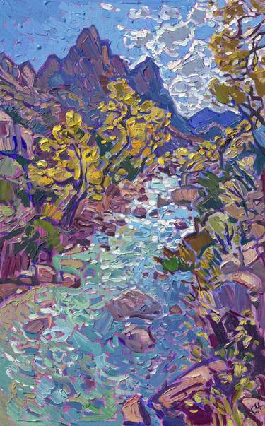 Original Expressionism Landscape Paintings by Erin Hanson