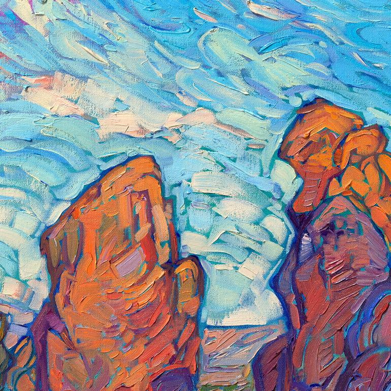 Original Impressionism Landscape Painting by Erin Hanson