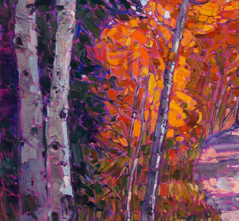 Original Expressionism Landscape Painting by Erin Hanson