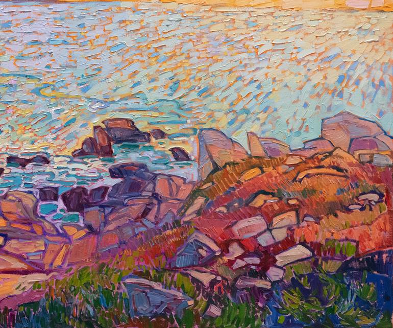 Original Impressionism Landscape Painting by Erin Hanson