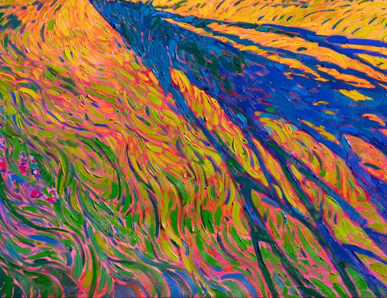 Original Expressionism Landscape Painting by Erin Hanson