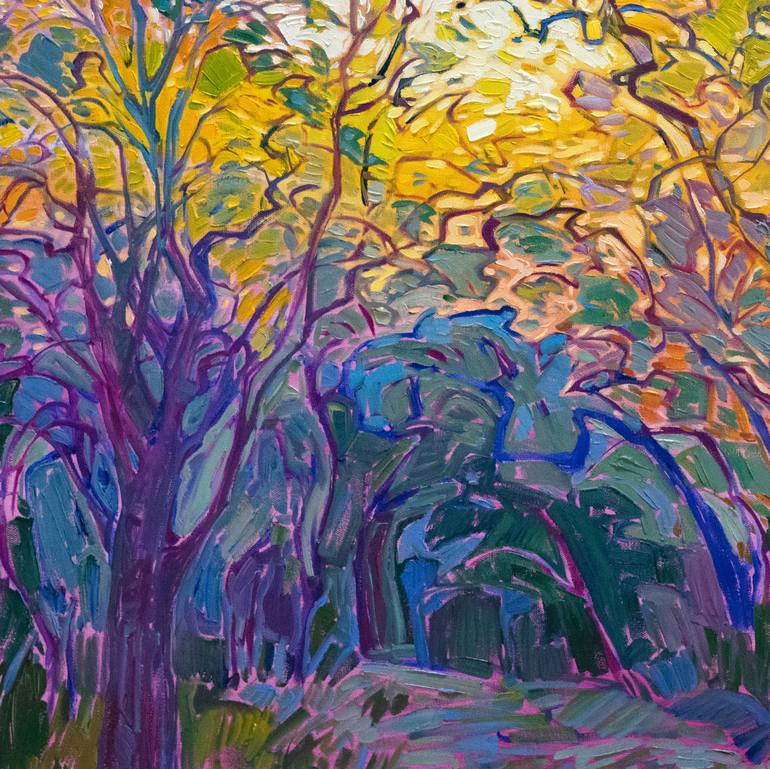 Original Impressionism Landscape Painting by Erin Hanson