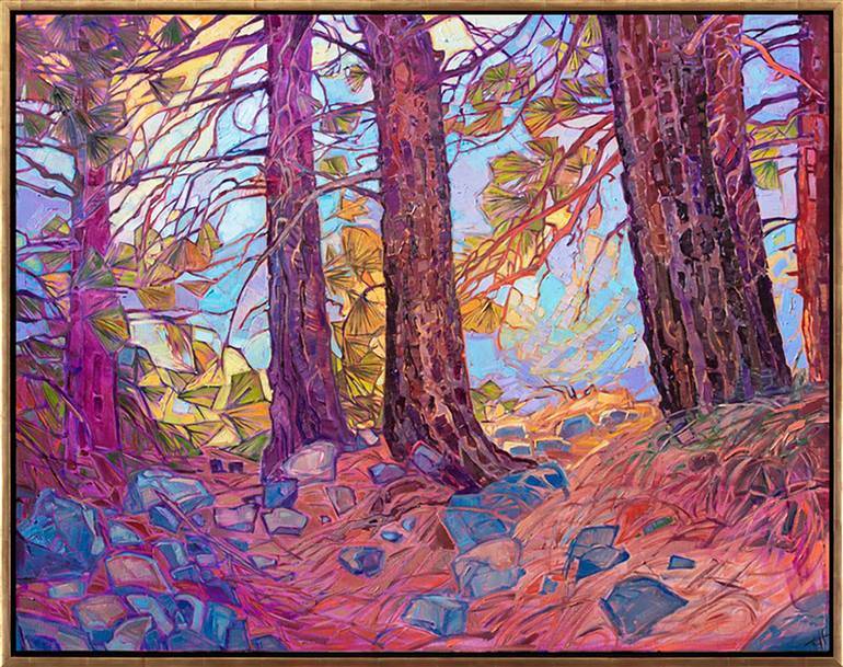 Original Impressionism Landscape Painting by Erin Hanson