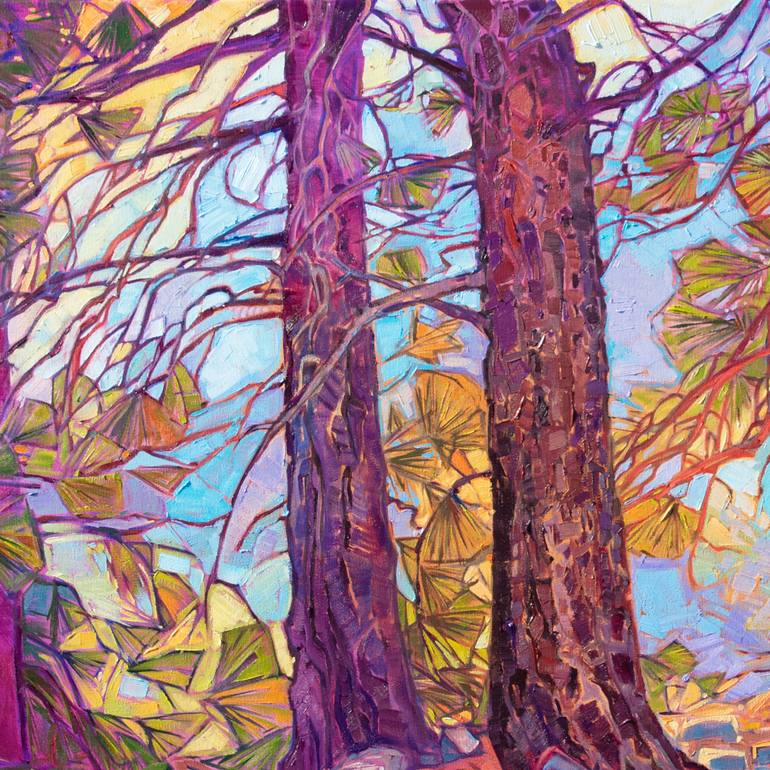 Original Impressionism Landscape Painting by Erin Hanson