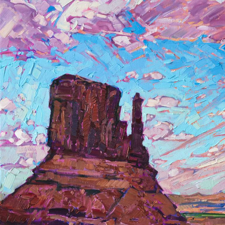 Original Impressionism Landscape Painting by Erin Hanson