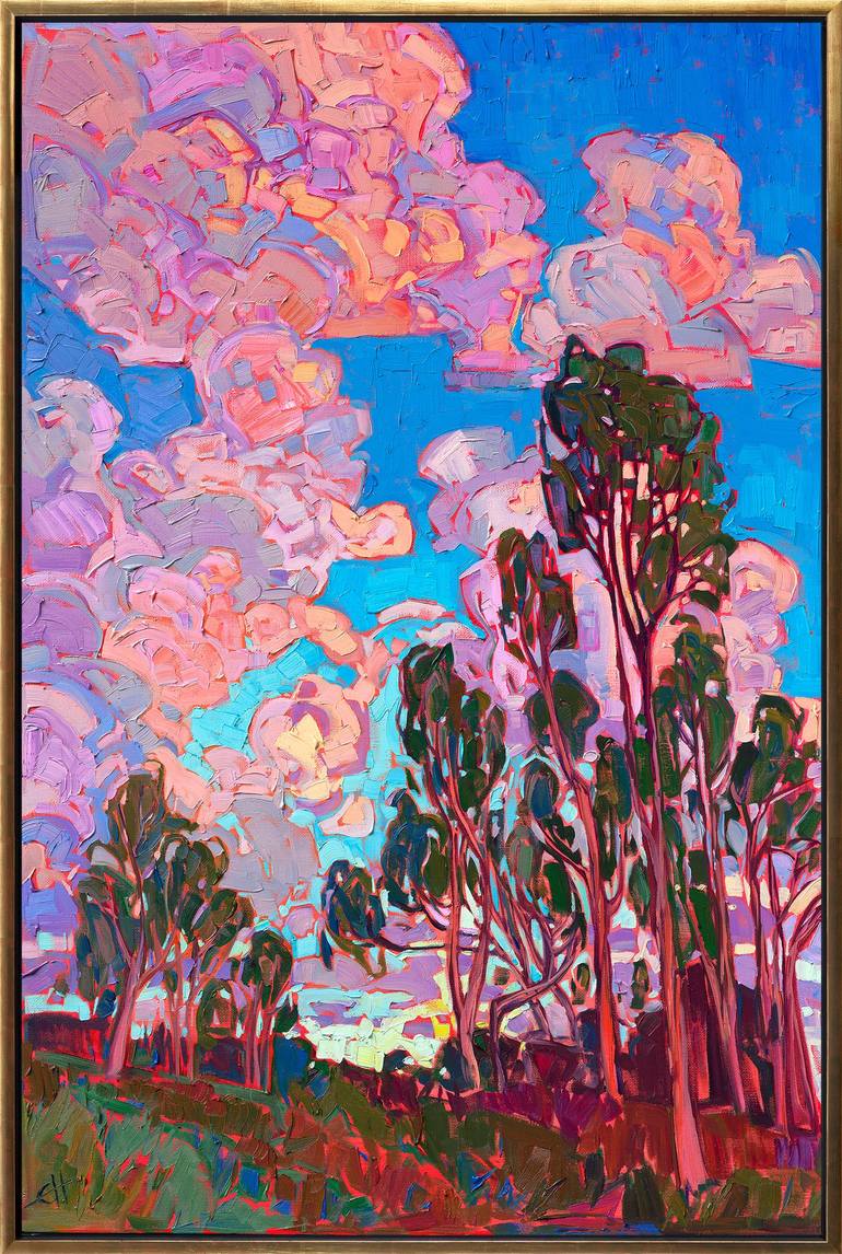 Original Impressionism Landscape Painting by Erin Hanson