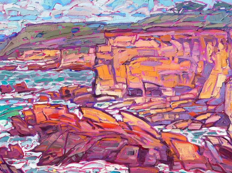 Original Impressionism Landscape Painting by Erin Hanson