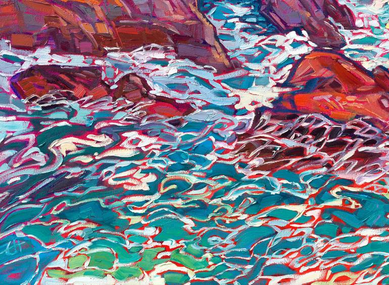 Original Impressionism Landscape Painting by Erin Hanson