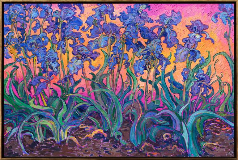 Original Impressionism Floral Painting by Erin Hanson
