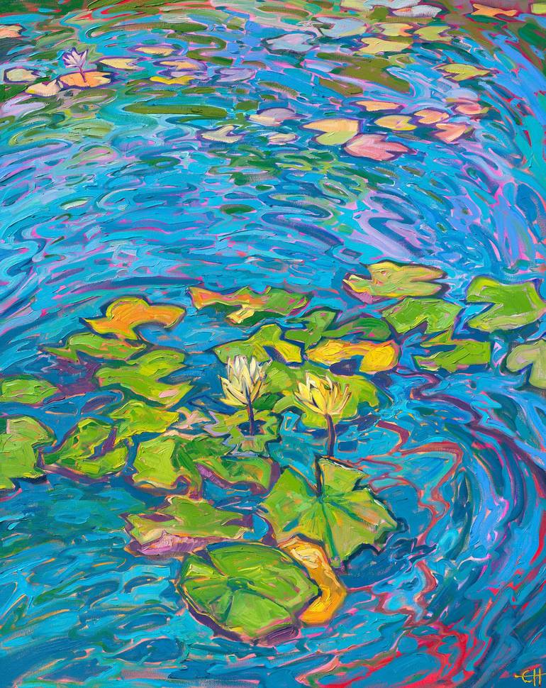 Original Impressionism Water Painting by Erin Hanson