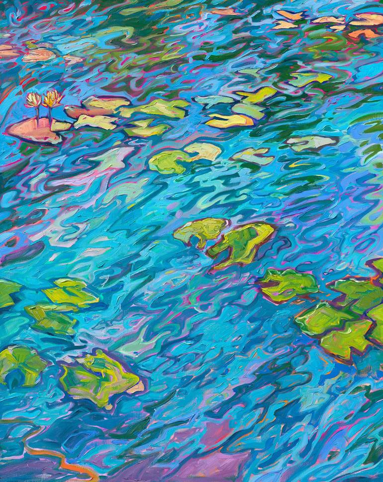 Original Impressionism Water Painting by Erin Hanson