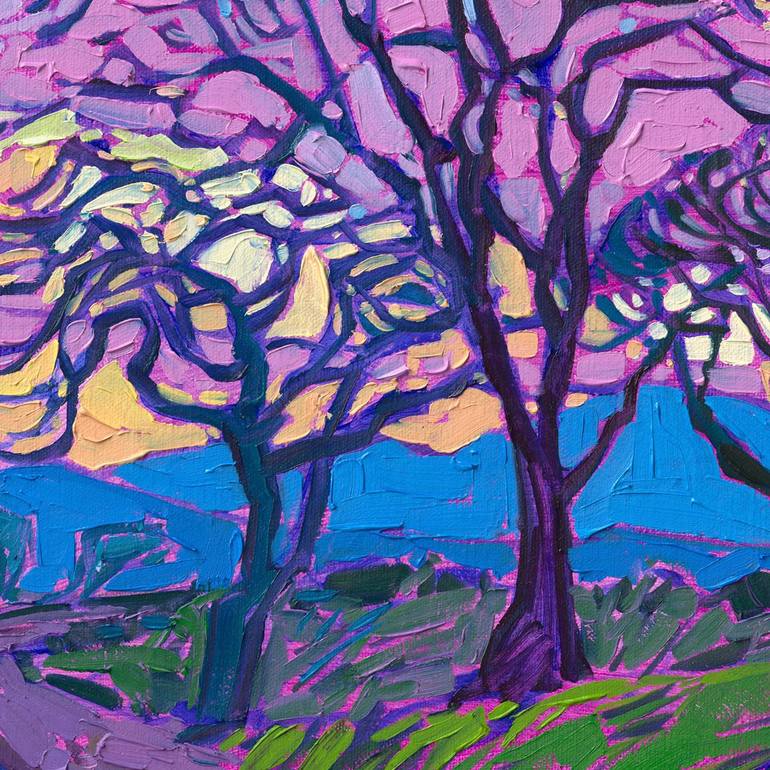 Original Impressionism Landscape Painting by Erin Hanson