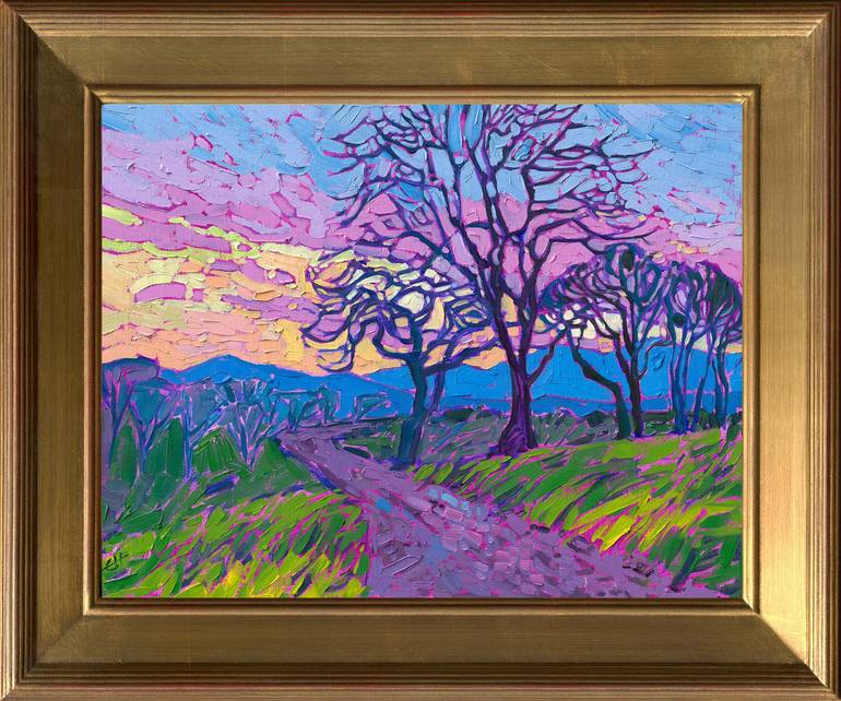 Original Impressionism Landscape Painting by Erin Hanson