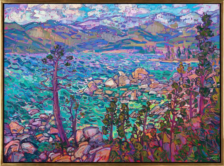 Original Impressionism Landscape Painting by Erin Hanson