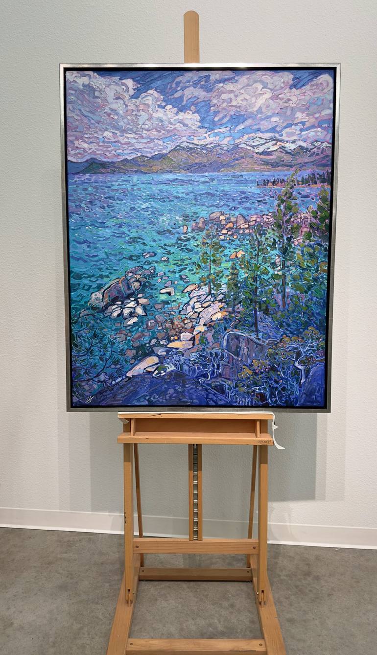 Original Impressionism Landscape Painting by Erin Hanson