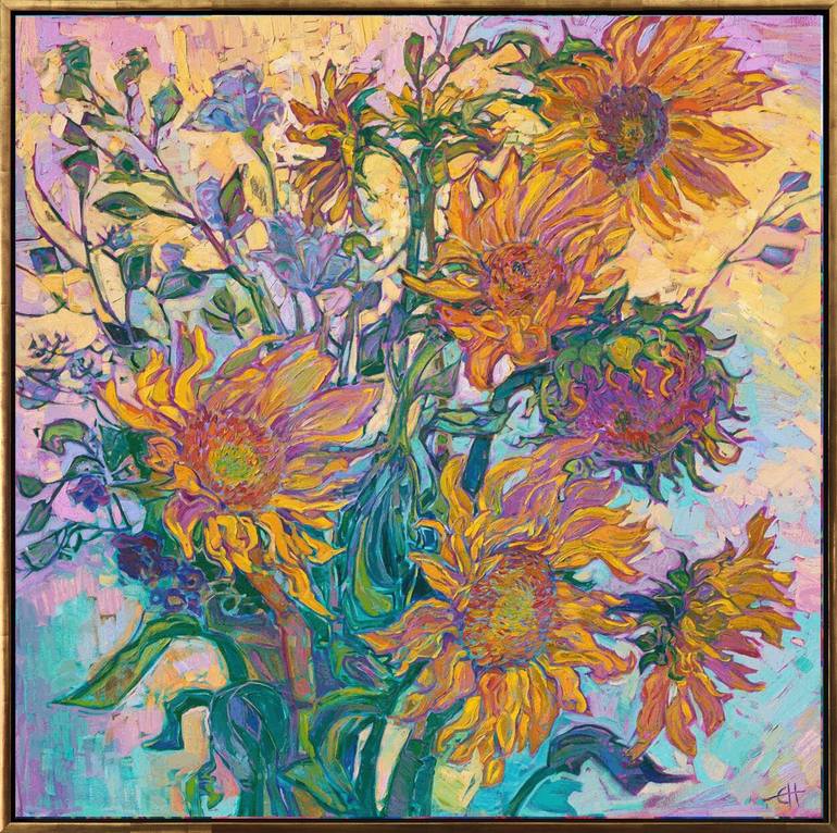 Original Impressionism Still Life Painting by Erin Hanson