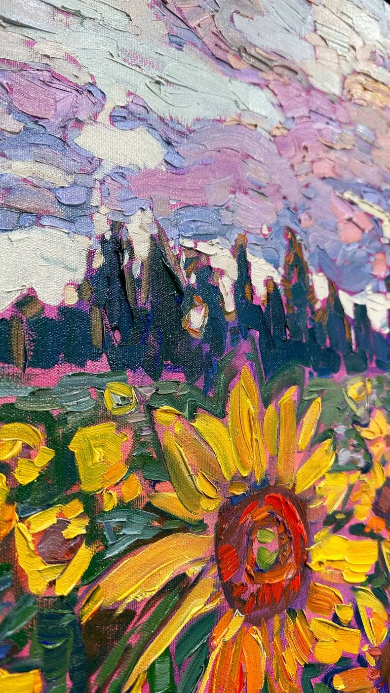 Original Impressionism Landscape Painting by Erin Hanson