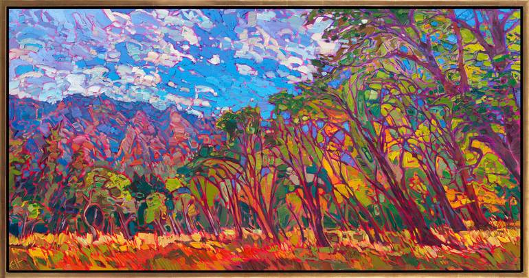 Original Expressionism Landscape Painting by Erin Hanson