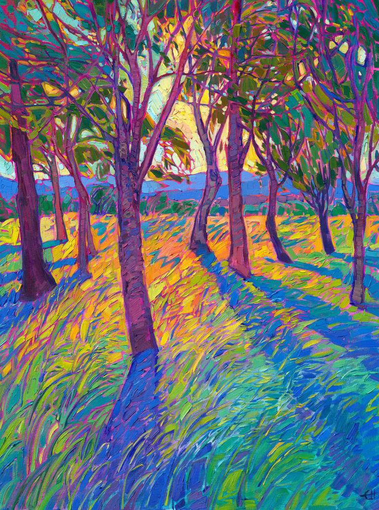 Original Expressionism Landscape Painting by Erin Hanson