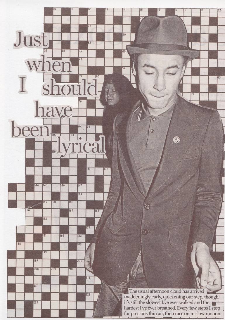 Crosswords Collage by Kevin C Saatchi Art