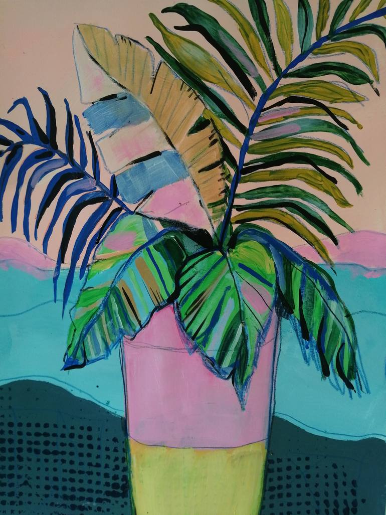 Original Figurative Botanic Painting by Izabella Hornung