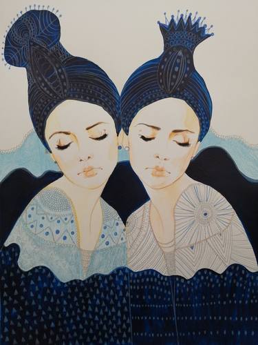Saatchi Art Artist Izabella Hornung; Paintings, “Pineapple and Fish” #art