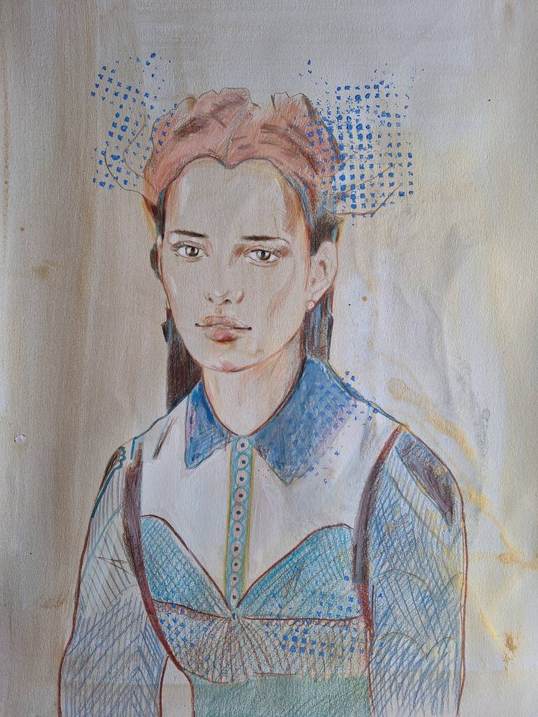 Original Portrait Painting by Izabella Hornung