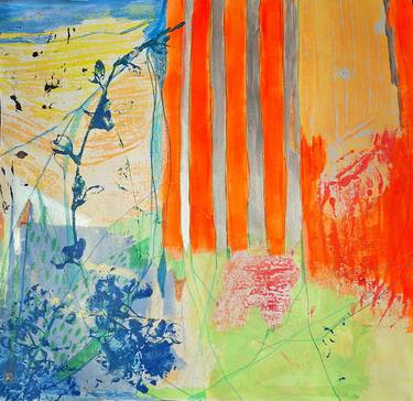 Original Abstract Expressionism Abstract Paintings by Izabella Hornung