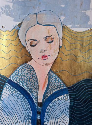 Print of Art Deco People Paintings by Izabella Hornung