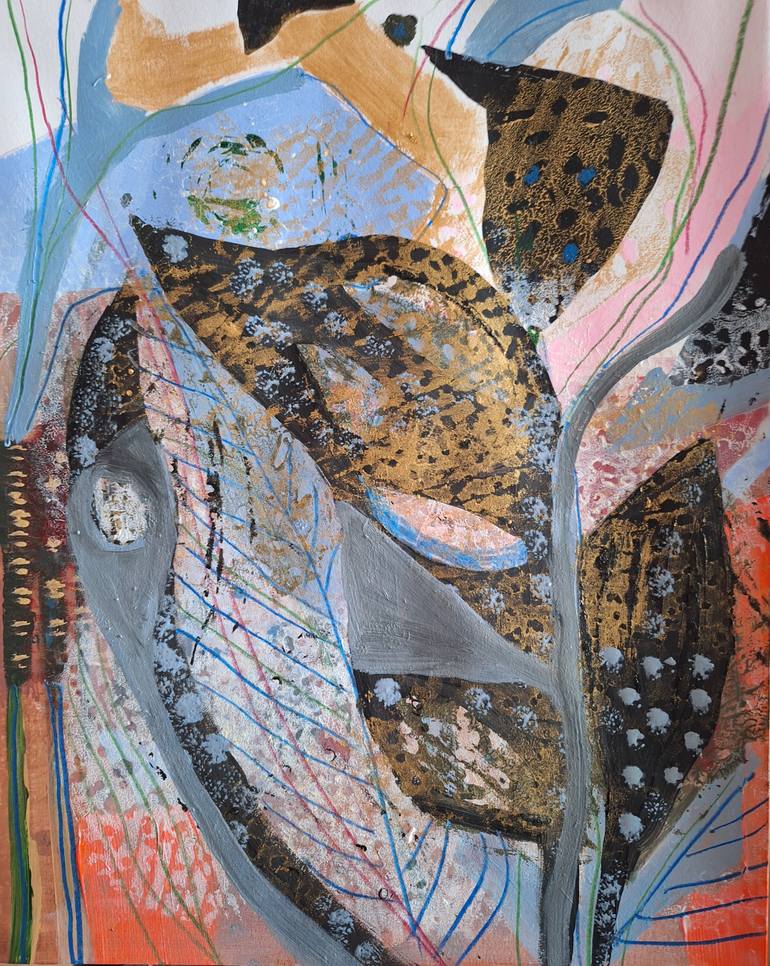 Original Abstract Expressionism Abstract Painting by Izabella Hornung