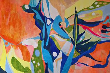 Original Abstract Expressionism Abstract Paintings by Izabella Hornung