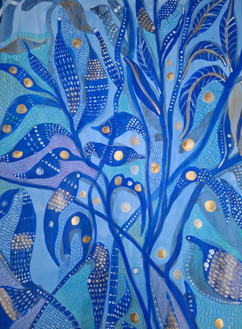 Original Abstract Expressionism Abstract Painting by Izabella Hornung