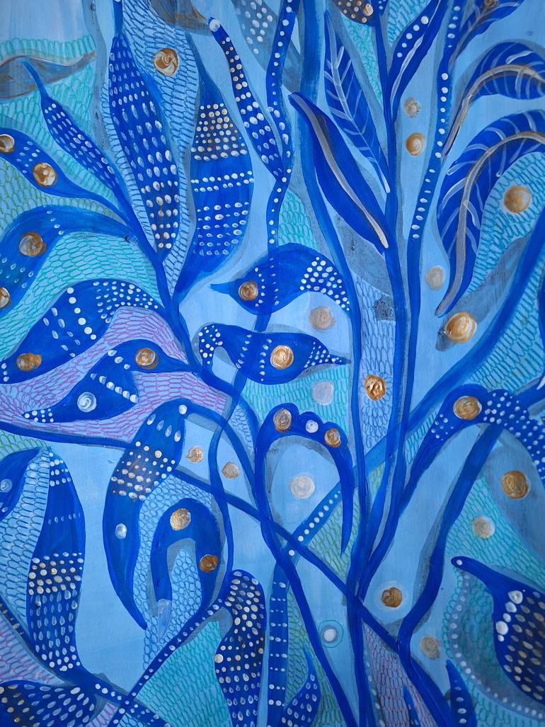 Original Abstract Expressionism Abstract Painting by Izabella Hornung