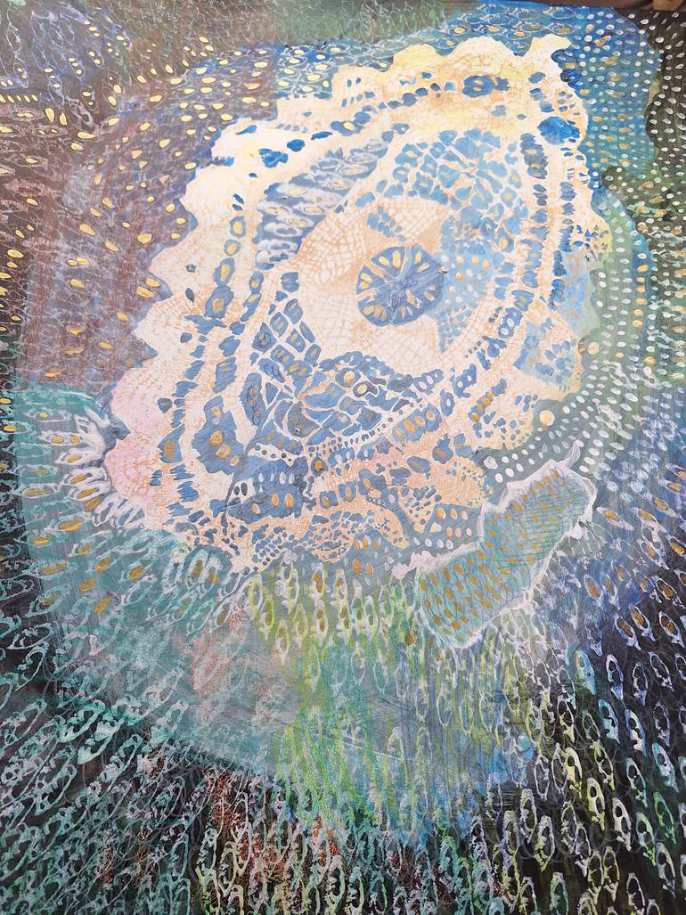 Original Abstract Expressionism Abstract Painting by Izabella Hornung
