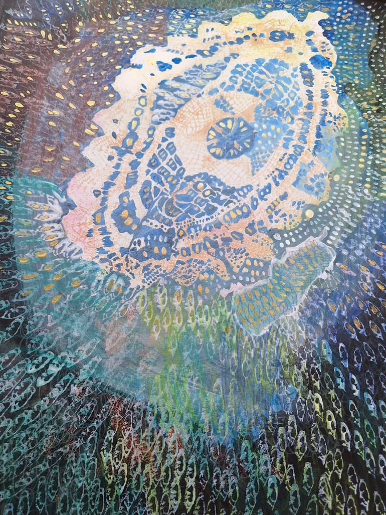 Original Abstract Expressionism Abstract Painting by Izabella Hornung