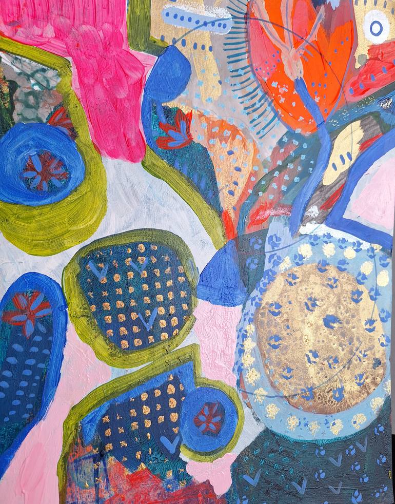 Original Abstract Expressionism Abstract Painting by Izabella Hornung