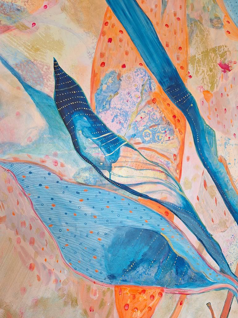 Original Expressionism Botanic Painting by Izabella Hornung