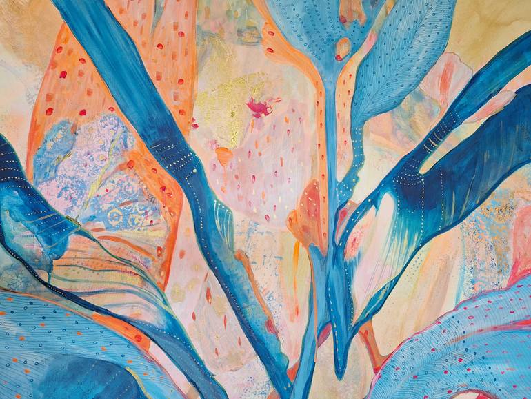 Original Expressionism Botanic Painting by Izabella Hornung