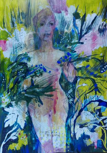 Original Figurative Nude Paintings by Izabella Hornung