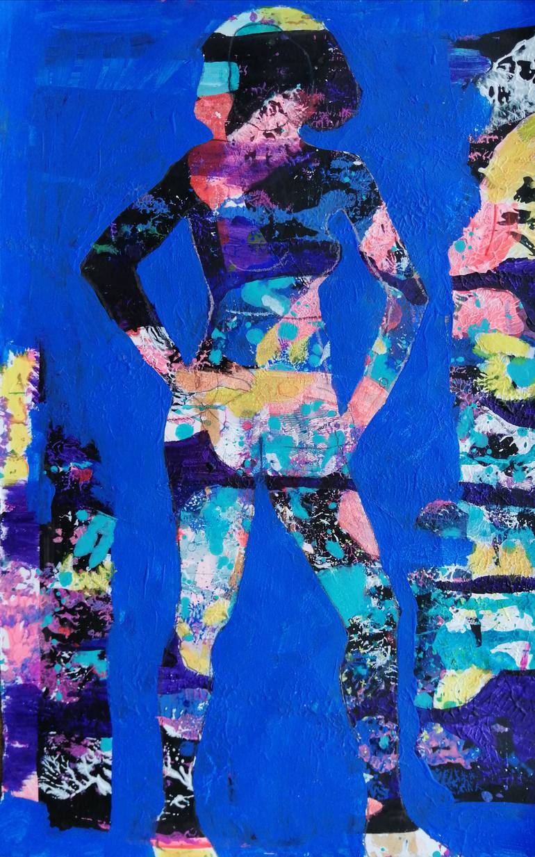 Original Expressionism Body Painting by Izabella Hornung