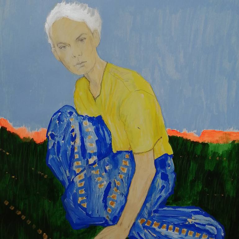 Original Figurative People Painting by Izabella Hornung