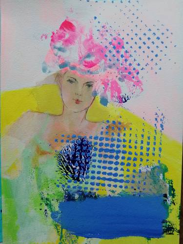 Original Expressionism Fashion Paintings by Izabella Hornung