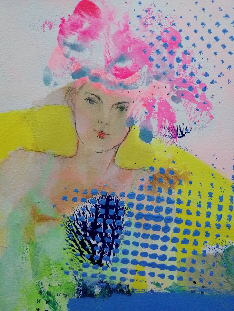 Original Fashion Painting by Izabella Hornung