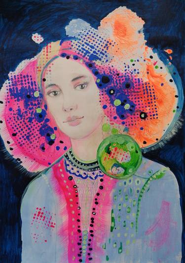Saatchi Art Artist Izabella Hornung; Paintings, “Blue Venus” #art