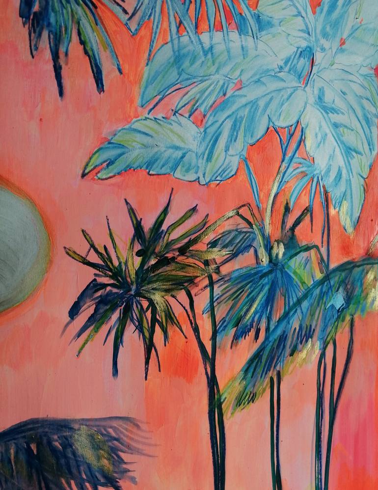 Original Expressionism Botanic Painting by Izabella Hornung