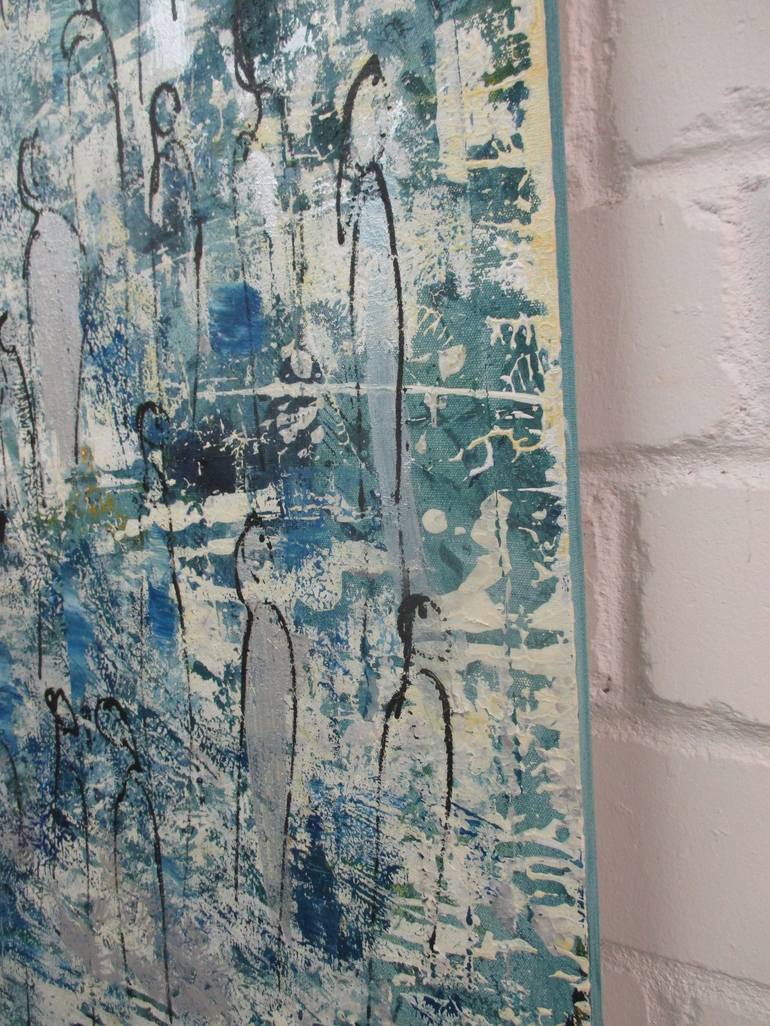 Original expressive Abstract Painting by Sonja Zeltner