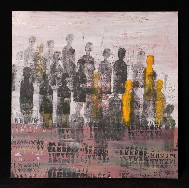 Original Abstract Expressionism Abstract Painting by Sonja Zeltner