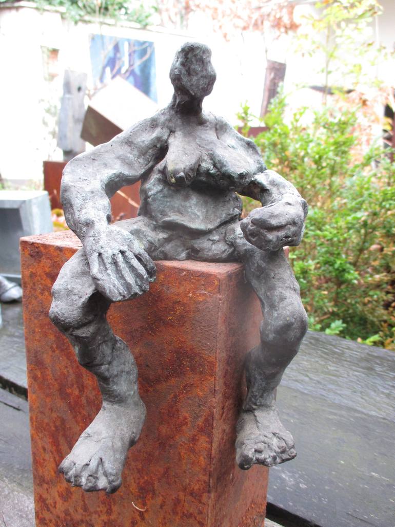 Original Abstract Expressionism Nude Sculpture by Sonja Zeltner