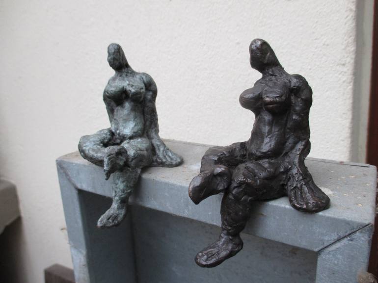 Original Abstract Expressionism Nude Sculpture by Sonja Zeltner