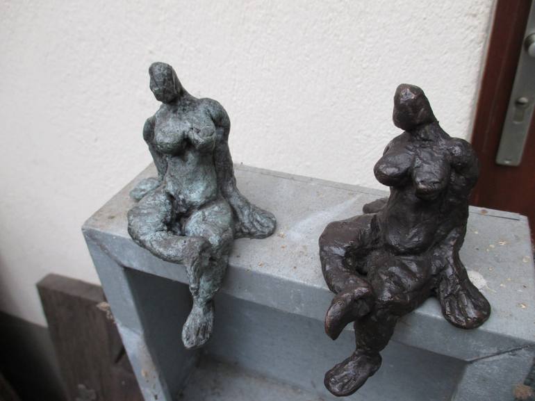 Original Abstract Expressionism Nude Sculpture by Sonja Zeltner